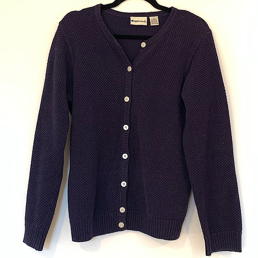 Vintage Appleseed’s Navy Knit Sweater, Size M